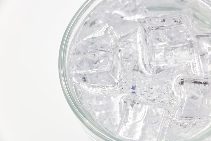 Sparkling water and mineral water bottled drinks